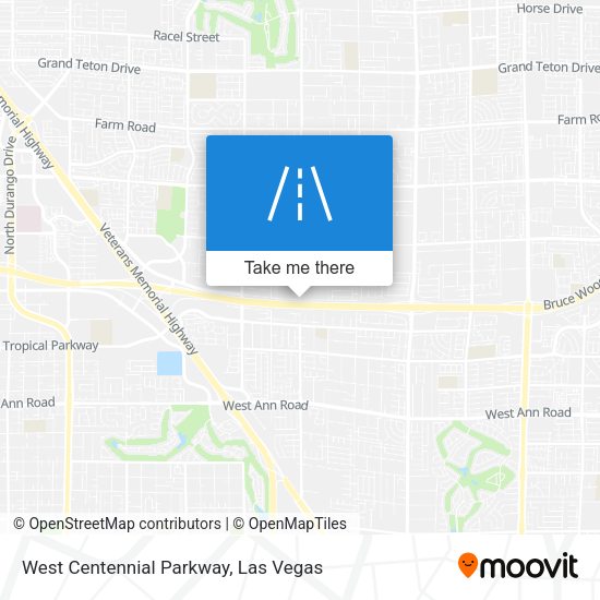 West Centennial Parkway map