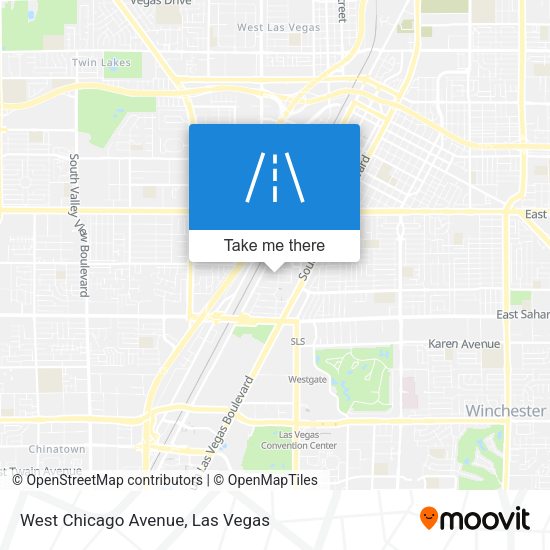 Mapa de West Chicago Avenue