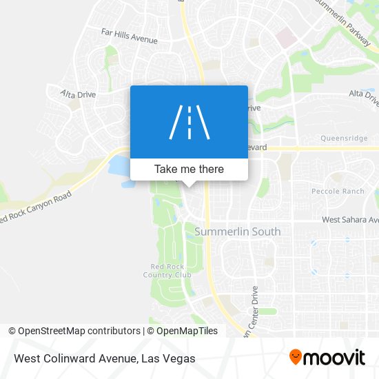 West Colinward Avenue map