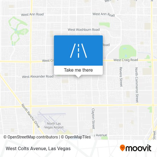 Mapa de West Colts Avenue