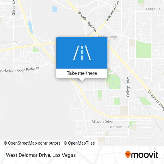 West Delamar Drive map