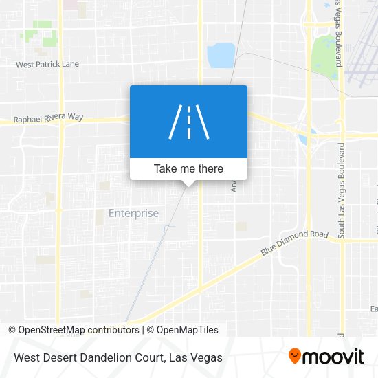 West Desert Dandelion Court map
