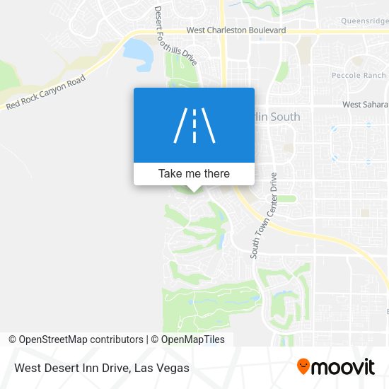 West Desert Inn Drive map