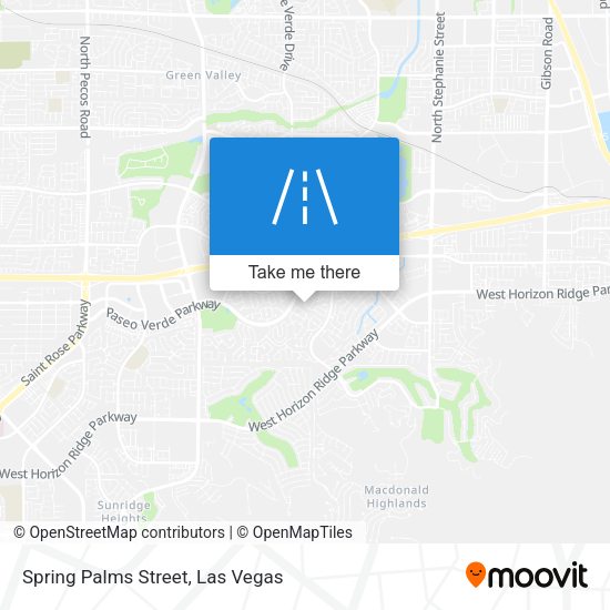 Mapa de Spring Palms Street