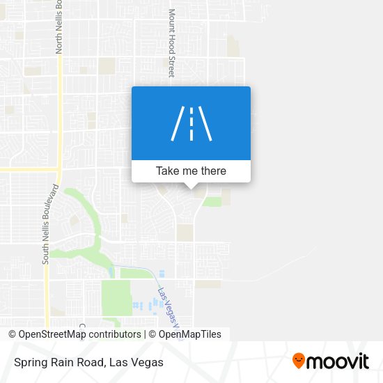 Mapa de Spring Rain Road