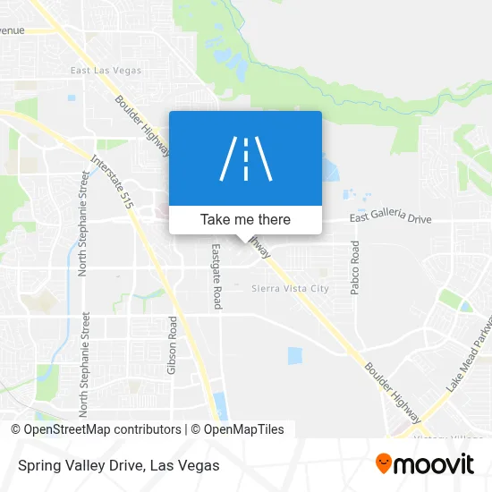 Spring Valley Drive map