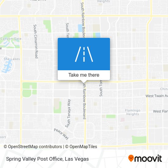 Mapa de Spring Valley Post Office