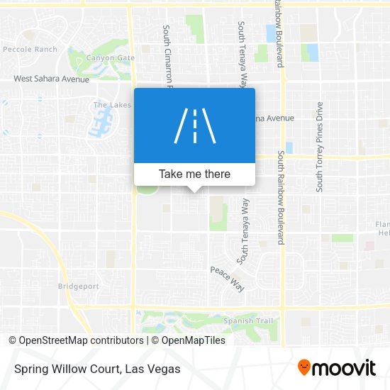 Spring Willow Court map