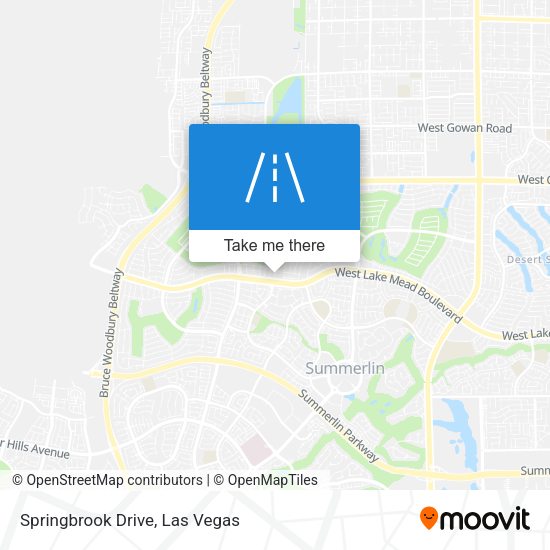 Mapa de Springbrook Drive