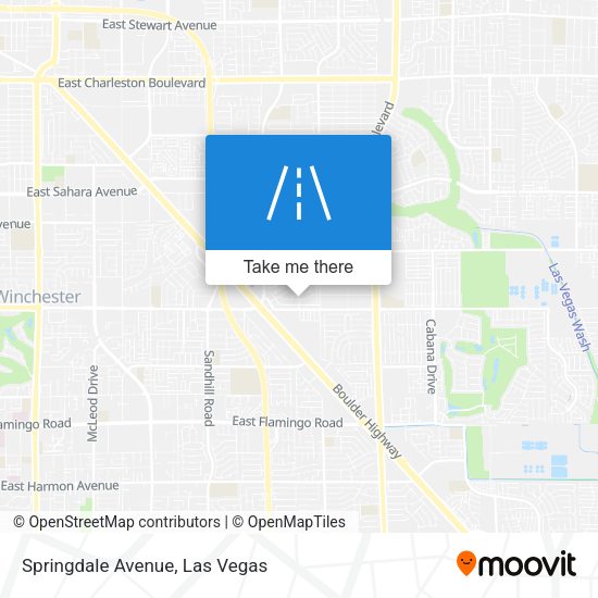 Mapa de Springdale Avenue