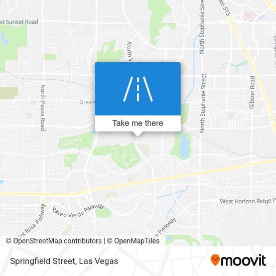 Springfield Street map