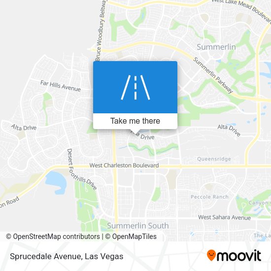 Sprucedale Avenue map