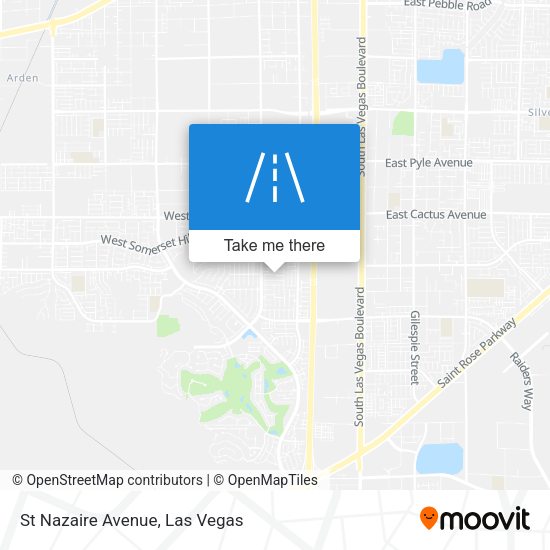 St Nazaire Avenue map