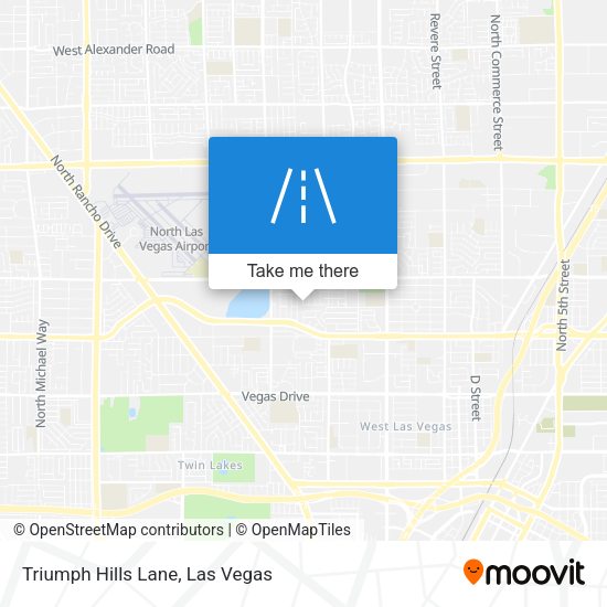 Mapa de Triumph Hills Lane