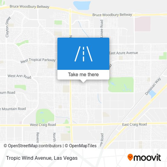 Tropic Wind Avenue map
