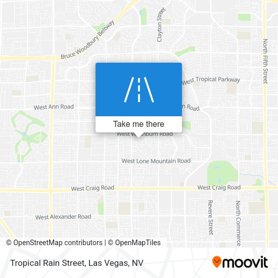 Tropical Rain Street map