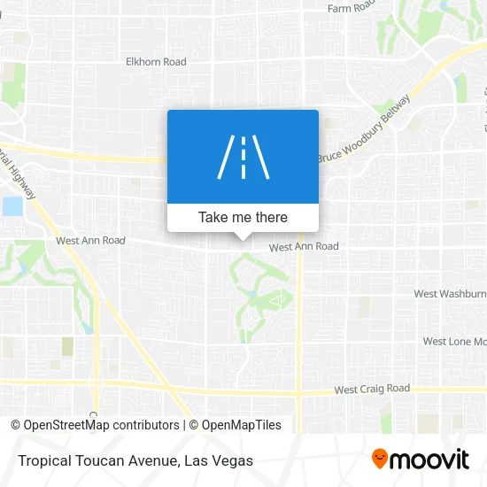 Tropical Toucan Avenue map