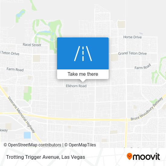 Trotting Trigger Avenue map