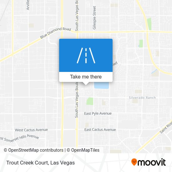 Mapa de Trout Creek Court