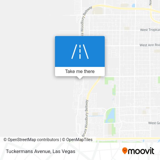 Tuckermans Avenue map