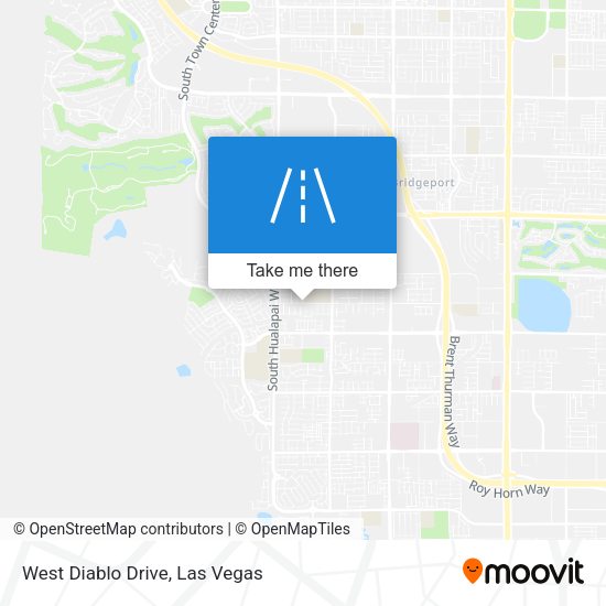 West Diablo Drive map