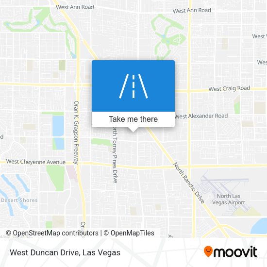 West Duncan Drive map