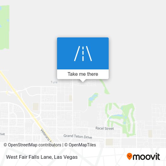 West Fair Falls Lane map