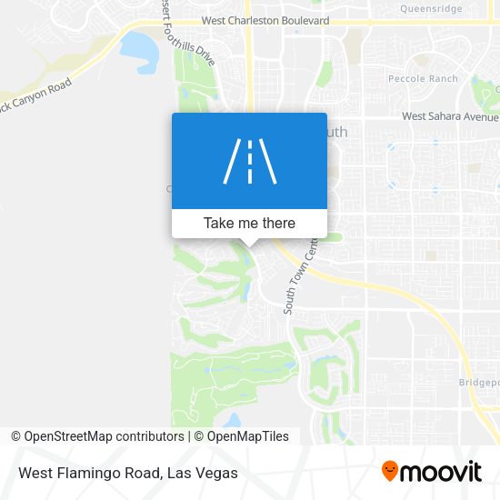 West Flamingo Road map