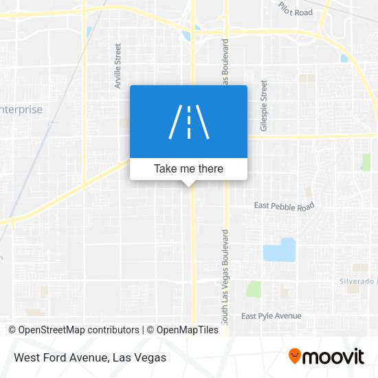 West Ford Avenue map