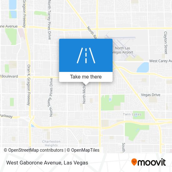 Mapa de West Gaborone Avenue