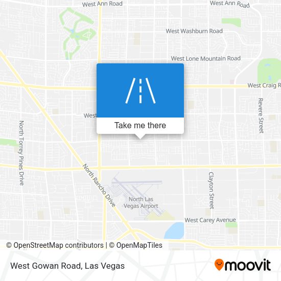 Mapa de West Gowan Road