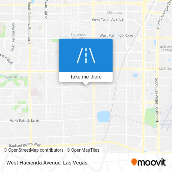 Mapa de West Hacienda Avenue