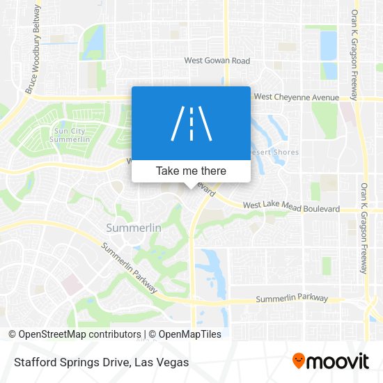 Mapa de Stafford Springs Drive