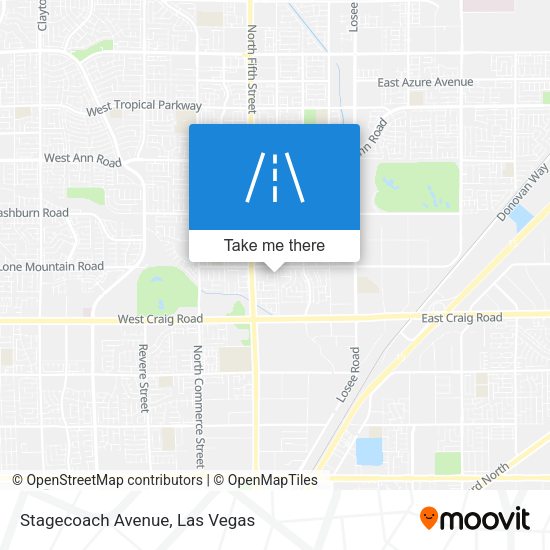 Stagecoach Avenue map