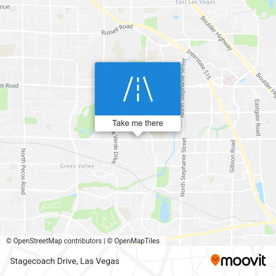 Stagecoach Drive map