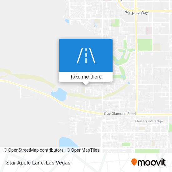 Mapa de Star Apple Lane