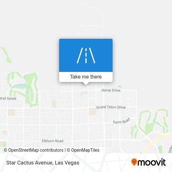 Star Cactus Avenue map