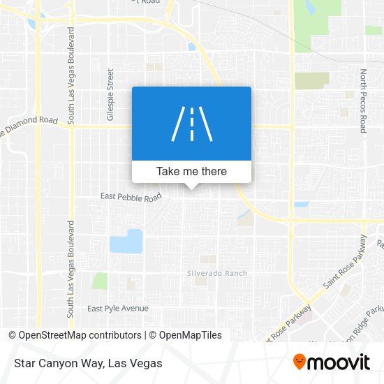 Star Canyon Way map