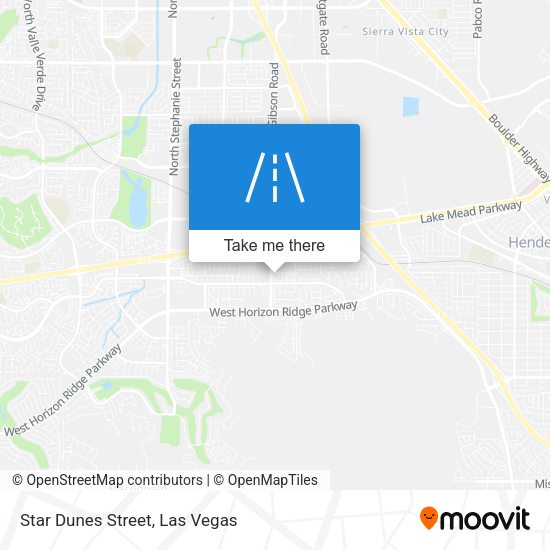 Star Dunes Street map