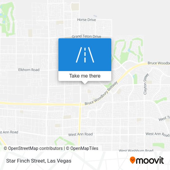 Star Finch Street map