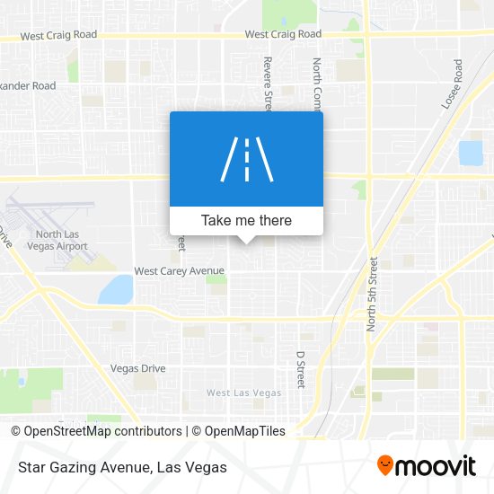 Star Gazing Avenue map
