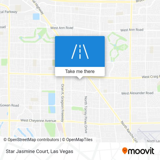 Star Jasmine Court map