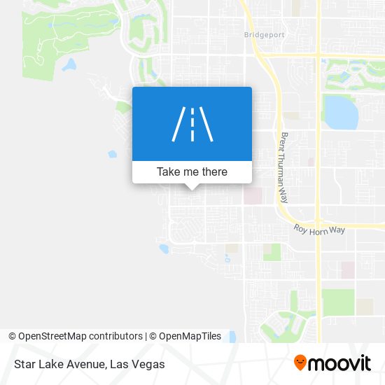 Star Lake Avenue map