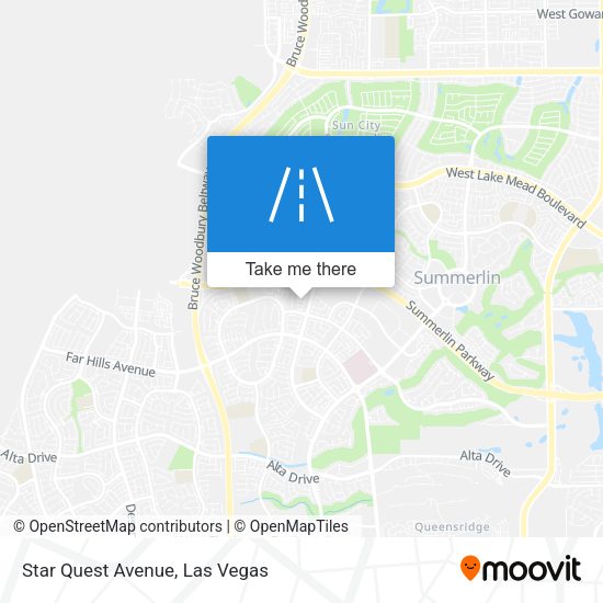 Star Quest Avenue map