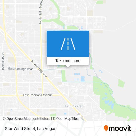Star Wind Street map
