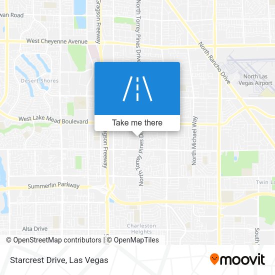 Starcrest Drive map