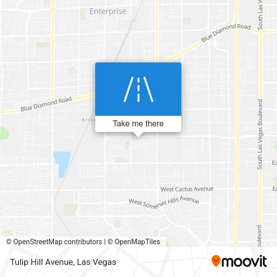 Tulip Hill Avenue map