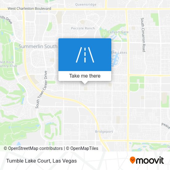 Tumble Lake Court map