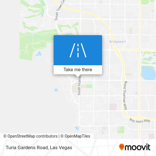 Mapa de Turia Gardens Road
