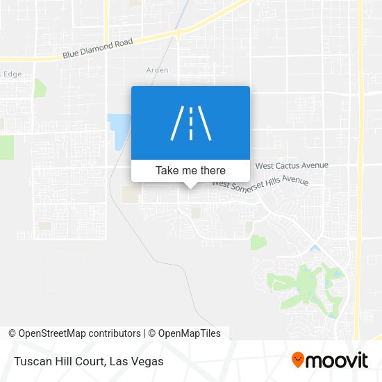 Tuscan Hill Court map
